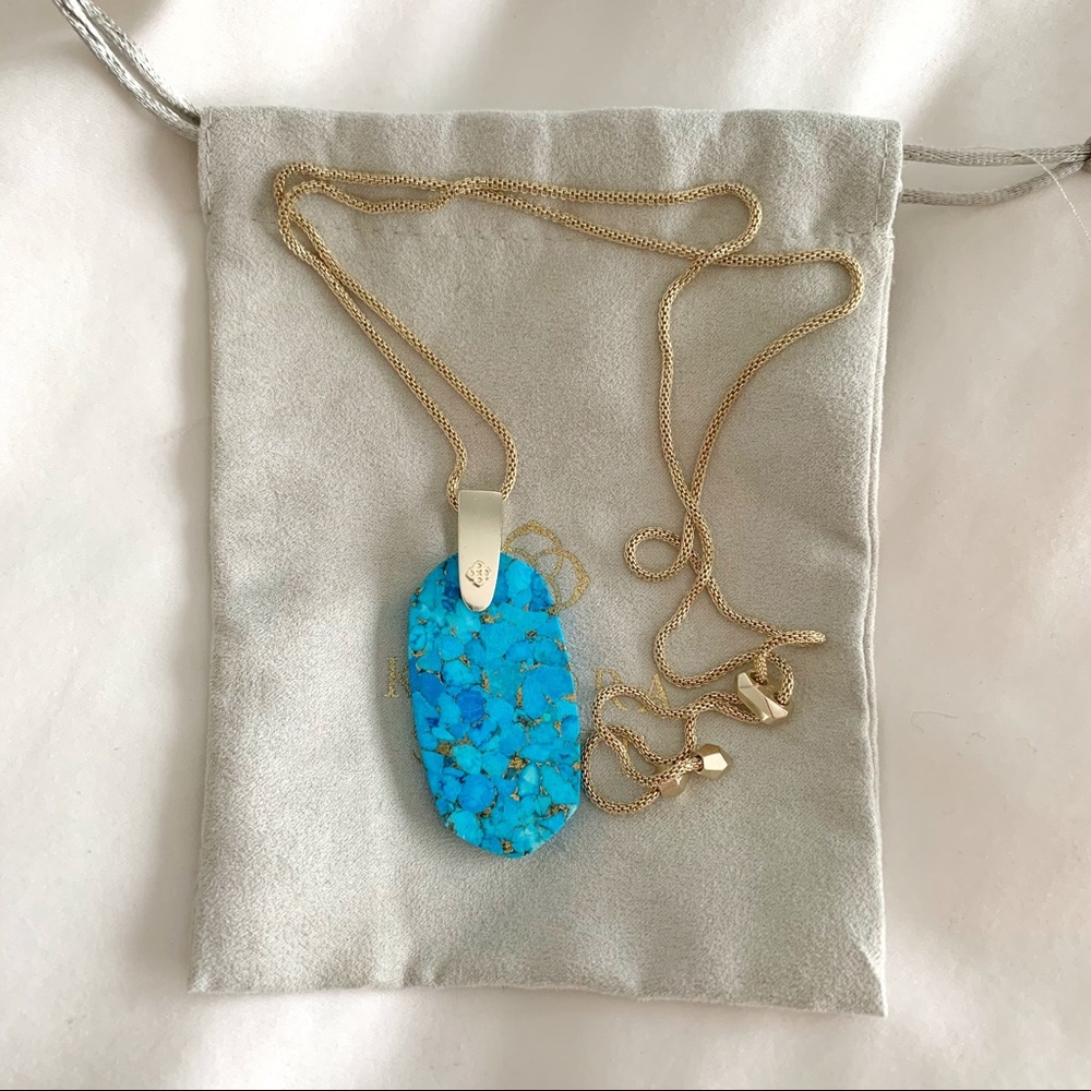 Kendra Scott Inez Bronze Turquoise Magnesite